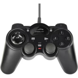 Controler de joc SPEED LINK SL-6515-BK THUNDERSTRIKE Gamepad - USB, negru Controler de joc SPEED LINK SL-6515-BK THUNDERSTRIKE Gamepad - USB, negru