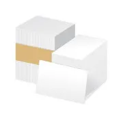 ZEBRA PVC 0, 76 (30mil) carduri pentru ZXP / ZC, pachet de 500 carduri pentru imprimare, culoare albă
