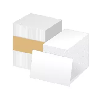 ZEBRA PVC 0, 76 (30mil) carduri pentru ZXP / ZC, pachet de 500 carduri pentru imprimare, culoare albă ZEBRA PVC 0, 76 (30mil) carduri pentru ZXP / ZC, pachet de 500 carduri pentru imprimare, culoare albă