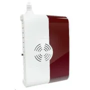 iGET P6 SECURITY Detector de gaz fără fir (CO, GNL, GNC, GPL), semnalizare luminoasă și sonoră încorporată - Despachetat