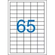 Etichete 38x21.2mm 5 rânduri 65 etichete pe coală 100 coli Victoria