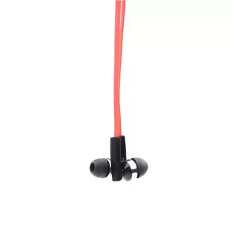 Căști GEMBIRD cu microfon MHS-EP-OPO pentru MP3, cablu plat, negru