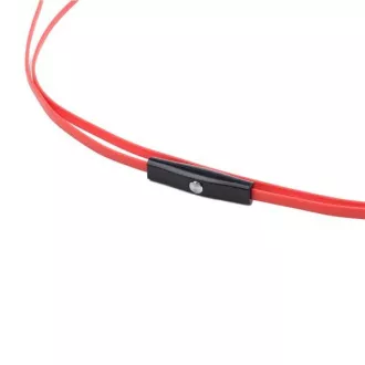 Căști GEMBIRD cu microfon MHS-EP-OPO pentru MP3, cablu plat, negru