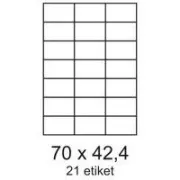 Etichete 70x42.3mm 21 etichete pe coală 100 coli Smartline
