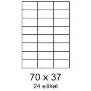 Etichete 70x37mm 24 etichete pe coală 100 coli Smartline