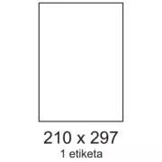 Etichete 210x297mm 1 etichetă pe coală 100 coli Smartline