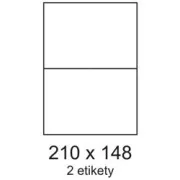 Etichete 210x148mm 2 etichete pe coală 100 coli Smartline