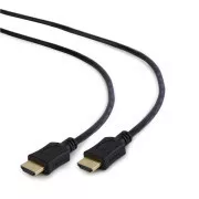 GEMBIRD Cablu HDMI-HDMI 3m, 1.4, M/M ecranat, contacte placate cu aur, CCS, ethernet, negru