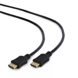 GEMBIRD Cablu HDMI-HDMI 3m, 1.4, M/M ecranat, contacte placate cu aur, CCS, ethernet, negru GEMBIRD Cablu HDMI-HDMI 3m, 1.4, M/M ecranat, contacte placate cu aur, CCS, ethernet, negru