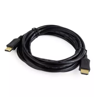 GEMBIRD Cablu HDMI-HDMI 3m, 1.4, M/M ecranat, contacte placate cu aur, CCS, ethernet, negru GEMBIRD Cablu HDMI-HDMI 3m, 1.4, M/M ecranat, contacte placate cu aur, CCS, ethernet, negru