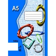 Caiet de notițe 540 A5 transparent 40 de coli eco