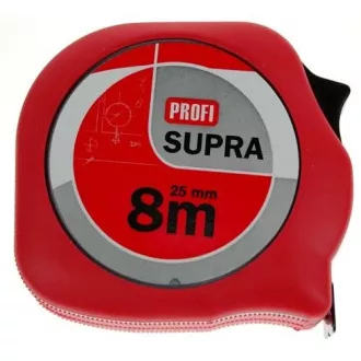 Bandă de măsurare 8m / 25mm roșie pe card Bandă de măsurare 8m / 25mm roșie pe card