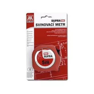 Bandă de măsurare 5m / 19mm pe carton roșu