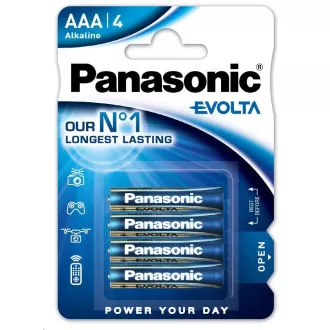 Baterii alcaline PANASONIC EVOLTA Platinum LR03EGE / 4BP AAA 1.5V (Blister 4buc)