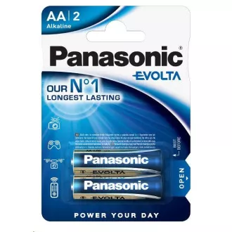 Baterii alcaline PANASONIC EVOLTA Platinum LR6EGE / 2BP AA 1.5V (Blister 2buc)