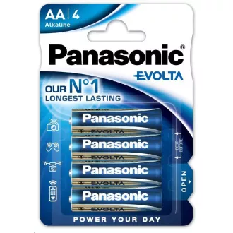 Baterii alcaline PANASONIC EVOLTA Platinum LR6EGE / 4BP AA 1.5V (Blister 4buc)