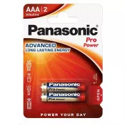 Baterii alcaline PANASONIC Pro Power LR03PPG / 2BP AAA 1.5V (Blister 2buc)