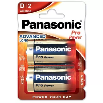 Baterii alcaline PANASONIC Pro Power LR20PPG / 2BP D 1, 5V (Blister 2buc) Baterii alcaline PANASONIC Pro Power LR20PPG / 2BP D 1, 5V (Blister 2buc)