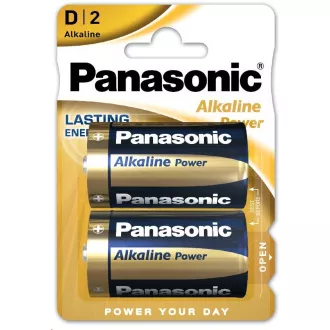 PANASONIC Putere alcalina Putere alcalina LR20APB / 2BP D 1.5V (Blister 2buc)