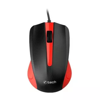 Mouse C-TECH WM-01, roșu, USB