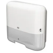 Teanc de prosoape de hârtie pliate C-box mini Tork alb H3