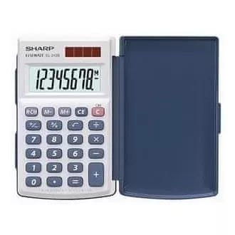 Calculator de buzunar Sharp EL-243S cu 8 cifre
