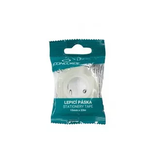 Bandă adezivă 15mmx33m transparentă Concorde Bandă adezivă 15mmx33m transparentă Concorde