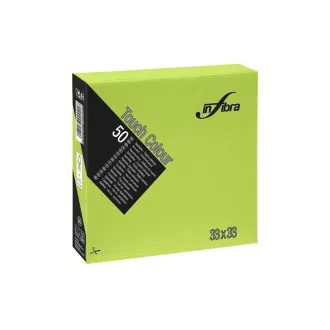 Servetele hartie INFIBRA 2vrs. 33x33cm tei 50buc