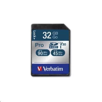 Card SDHC VERBATIM 32GB Pro, U3, V30