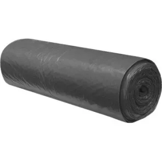 Saci de gunoi 70x110cm 50mic negri 25buc in rola