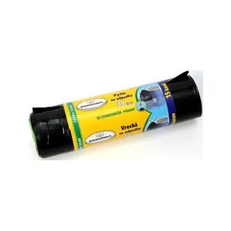 Saci de gunoi PE 50x60cm 30L 35mic 15buc la rola