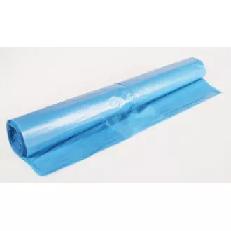 Saci de gunoi 70x110cm 80mic albastru 15buc la rola