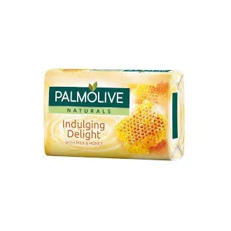 Toaletă cu săpun. Lapte de palmolis si miere galbena 90g Toaletă cu săpun. Lapte de palmolis si miere galbena 90g