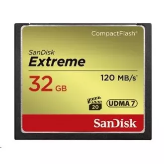 SanDisk Compact Flash 32GB Extreme (R: 120 / W: 85 MB / s) UDMA7