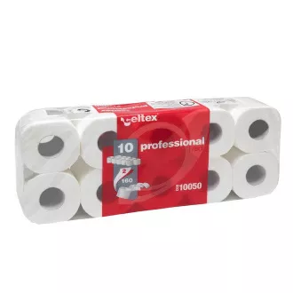 Hârtie de toaletă Celtex Profes. cu dezlipire rapidă 160 lacrimi 2vrs. alb 10 buc /la vânzare numai în pachete