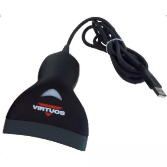 Cititor CCD Virtuos HT-10, USB (tastatură / emulare RS232), negru Cititor CCD Virtuos HT-10, USB (tastatură / emulare RS232), negru