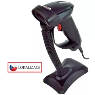 Cititor laser Virtuos HT-900A, USB (emulație tastatură / RS232), negru