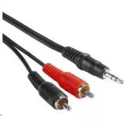 PREMIUMCORD Cablu audio 3, 5mm Jack - 2x Cinch 3m (M/M, stereo)
