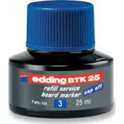 Edding BTK25 cerneală albastră 25 ml pentru markere pentru tablă albă