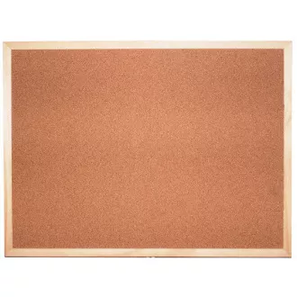 Placă de plută Economy 60x90cm cadru din lemn unilateral Placă de plută Economy 60x90cm cadru din lemn unilateral