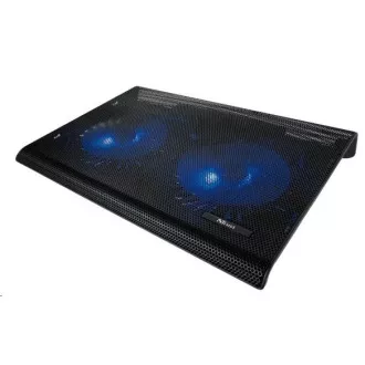 Suport pentru laptop TRUST Suport de răcire pentru laptop Azul cu ventilatoare duble (placă de răcire)