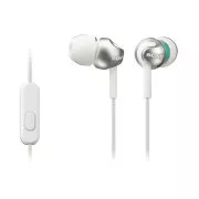 Căști stereo SONY MDR-EX110AP, albe