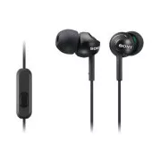 Căști stereo SONY MDR-EX110AP, negre
