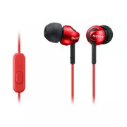 Căști stereo SONY MDR-EX110AP, roșii