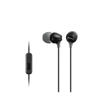 Căști stereo SONY MDR-EX15AP, negre