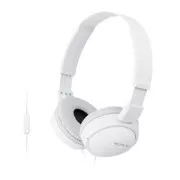 Căști stereo SONY MDR-ZX110AP, albe