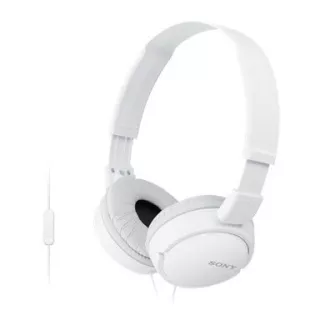 Căști stereo SONY MDR-ZX110AP, albe