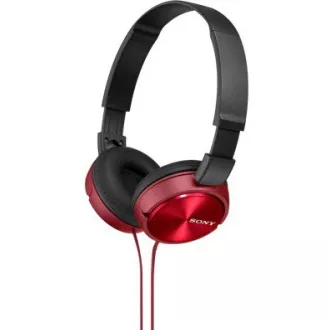 Căști stereo SONY MDR-ZX310, roșii