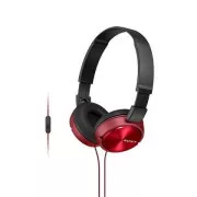 Căști stereo SONY MDR-ZX310AP, roșii