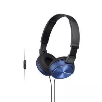 Căști stereo SONY MDR-ZX310AP, albastre